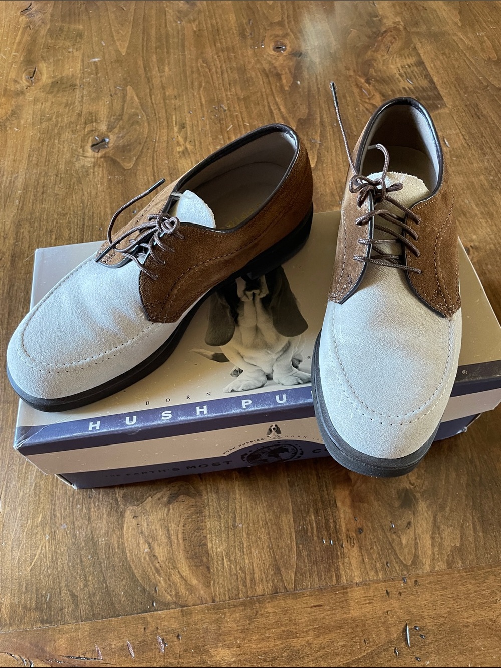 HISH PUPPIES Wayne Suede Brown 6